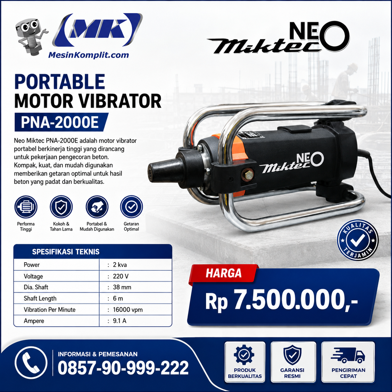 Vibrator Listrik Neo Mikt...